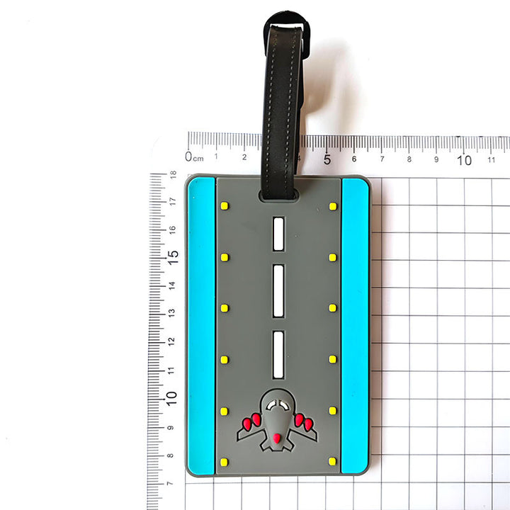 Unisex Bagasjetag med fargerik prikkedesign Skanto