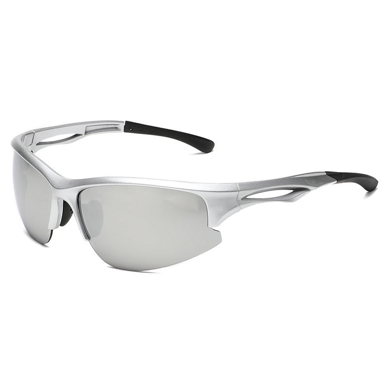Dame Sporty solbrille med aerodynamisk design og polarisert linse Skanto