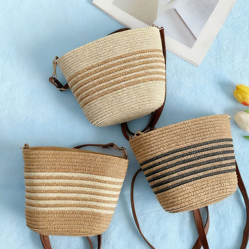 Håndlaget skulderveske i boho-stil Skanto