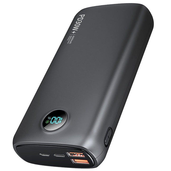 Bærbar Powerbank med Digitalt LED-display og Lommelyktfunksjon Skanto