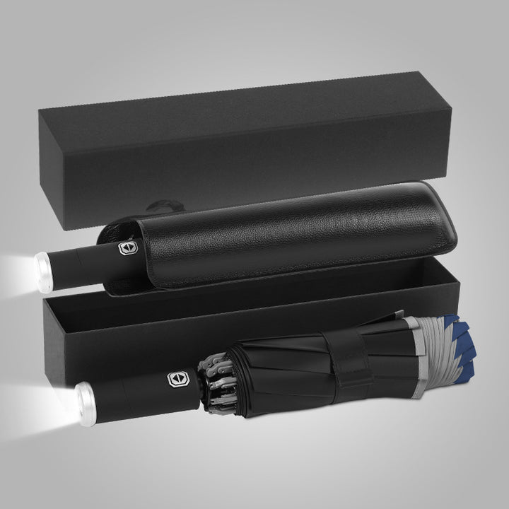 Dame elegant paraply med LED-lys Skanto