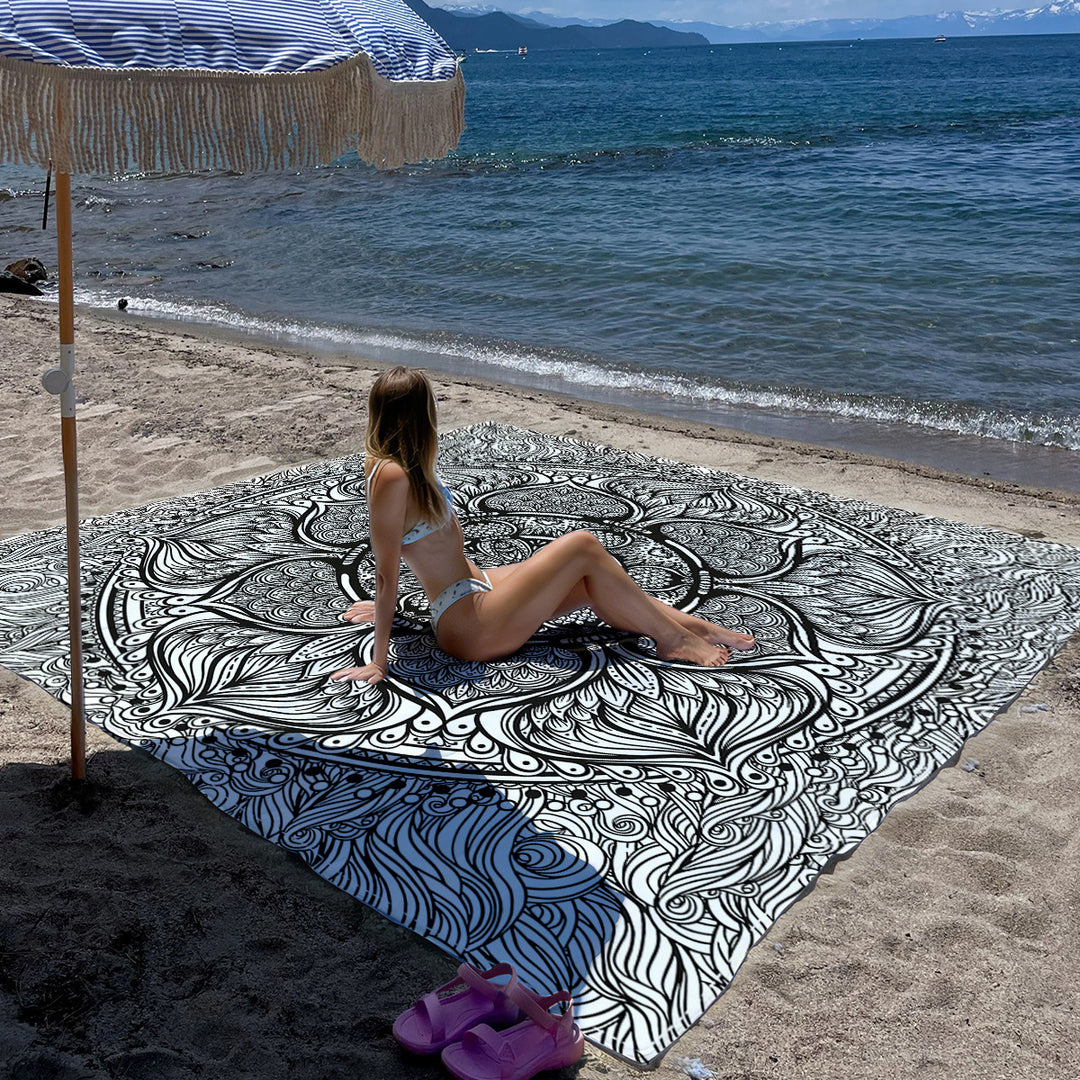 Mandala Design Strandmat Skanto