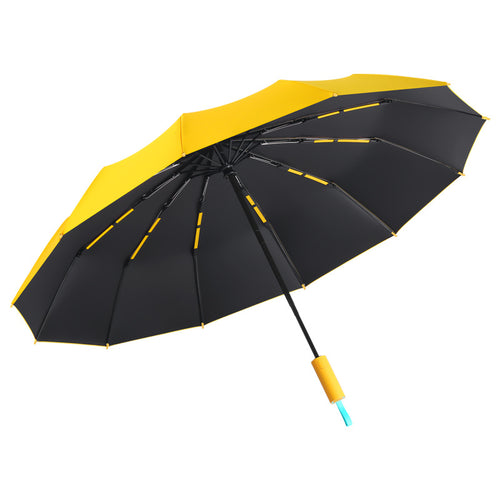 Dame elegant sammenleggbart paraply med UV-beskyttelse Skanto
