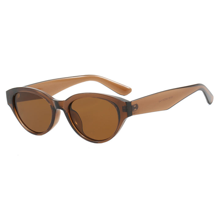 Dame Cat-Eye solbriller med beskyttende UV-filter og elegant ramme Skanto
