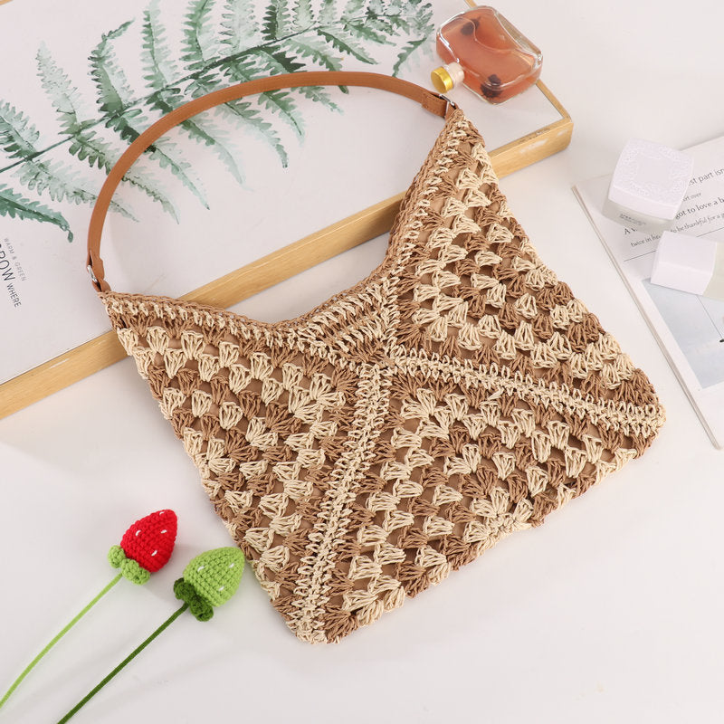 Håndlaget Makramee Crossbody Bag Skanto