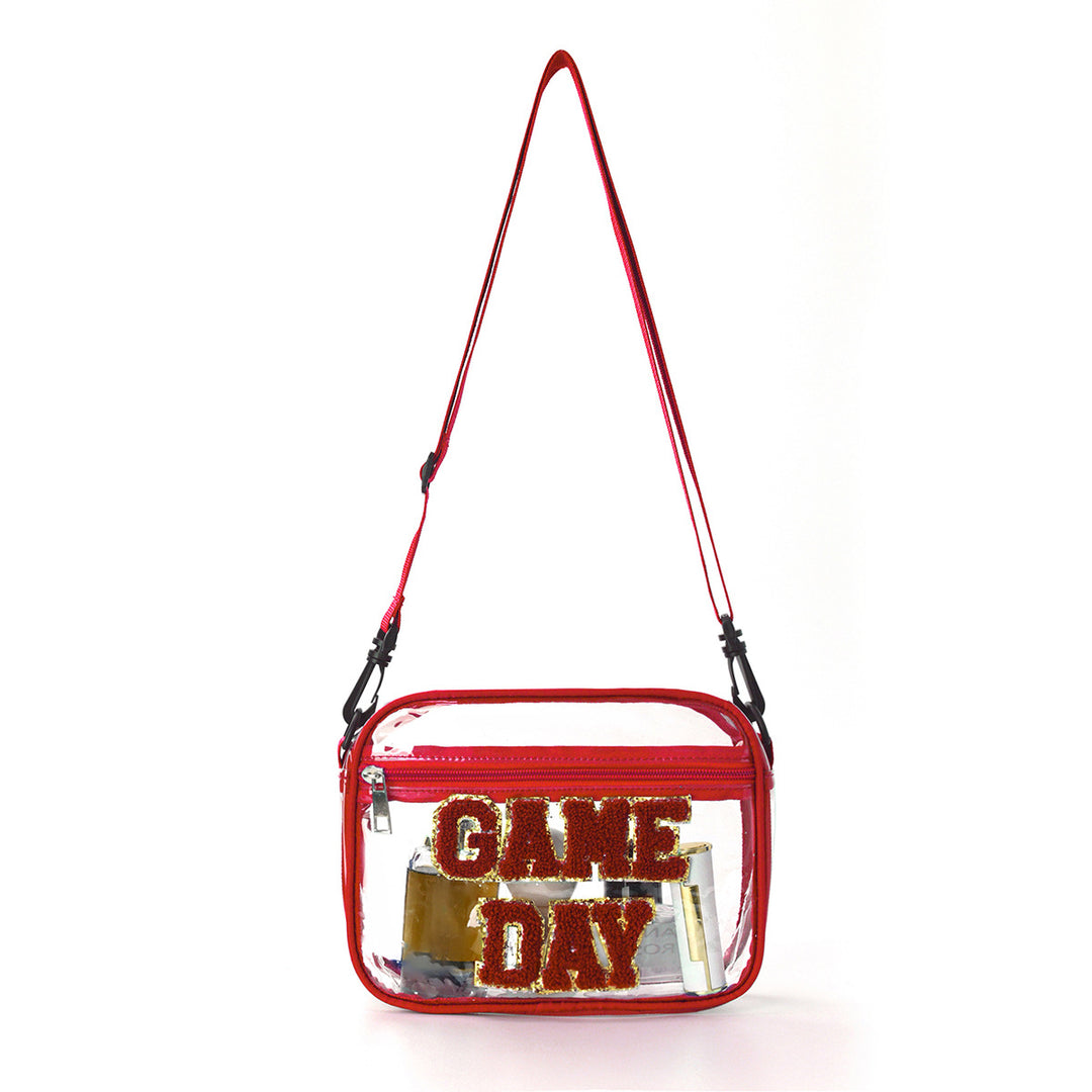 Sporty crossover bag with transparent front Skanto
