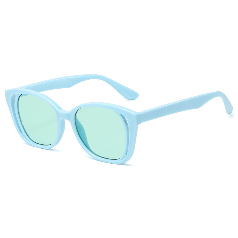 Dame stilige Cat-Eye solbriller med robust ramme Skanto