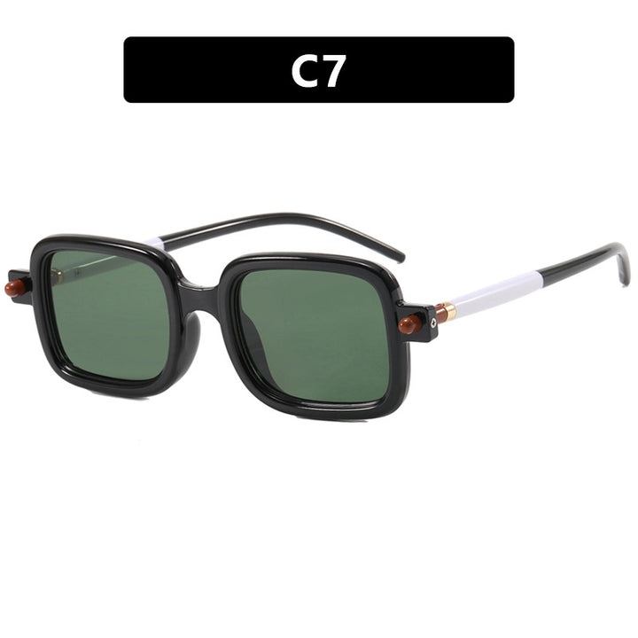 Dame kvadratisk solbrille med iøynefallende og moderne design Skanto