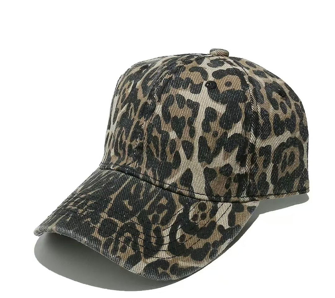 Kvinnenes stilige dyreprint baseball cap Skanto