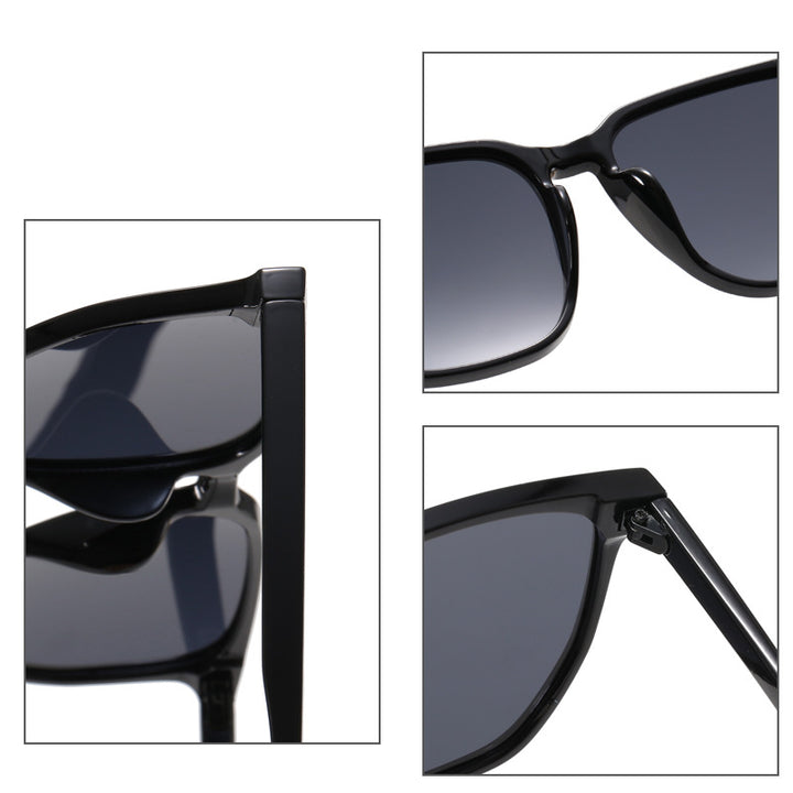 Dame moteriktig solbrille i klart design Skanto