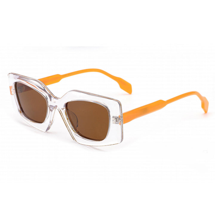 Dame modis solbrille i innovativ, variert design Skanto