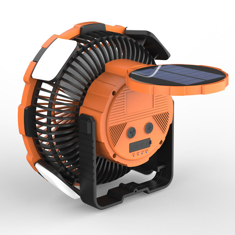 Bærbar solenergidrevet kjøleventilator Skanto
