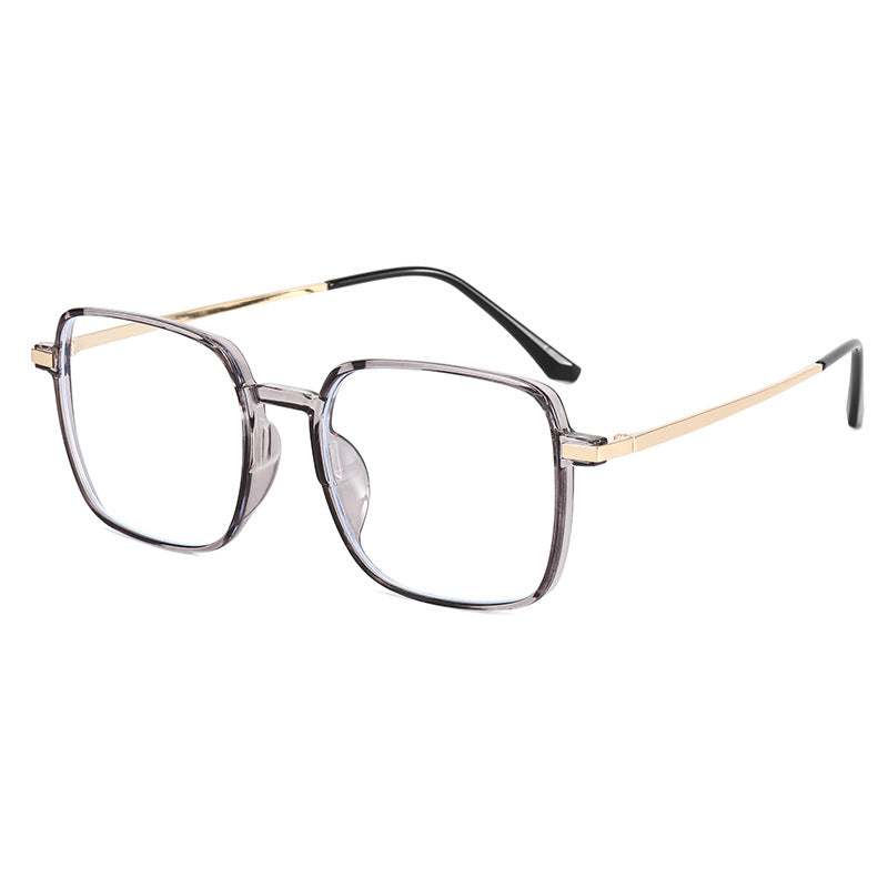 Dame moteriktig oversized solbrille med eksklusive metall-detaler Skanto