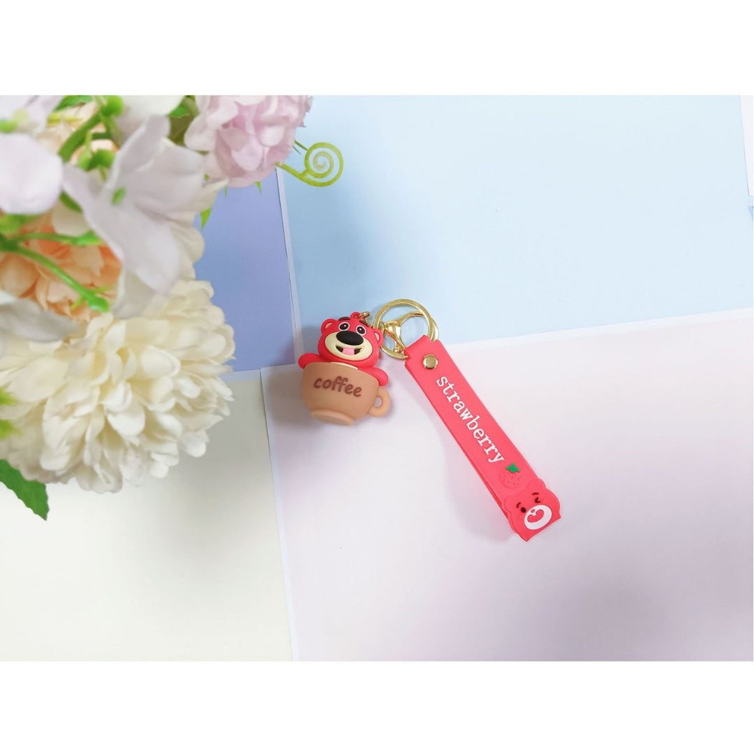 Unisex Cute Bear-themed Keychain Skanto