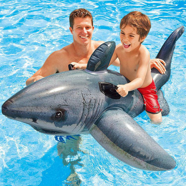 Dame Inflatable Shark Swim Ring Skanto