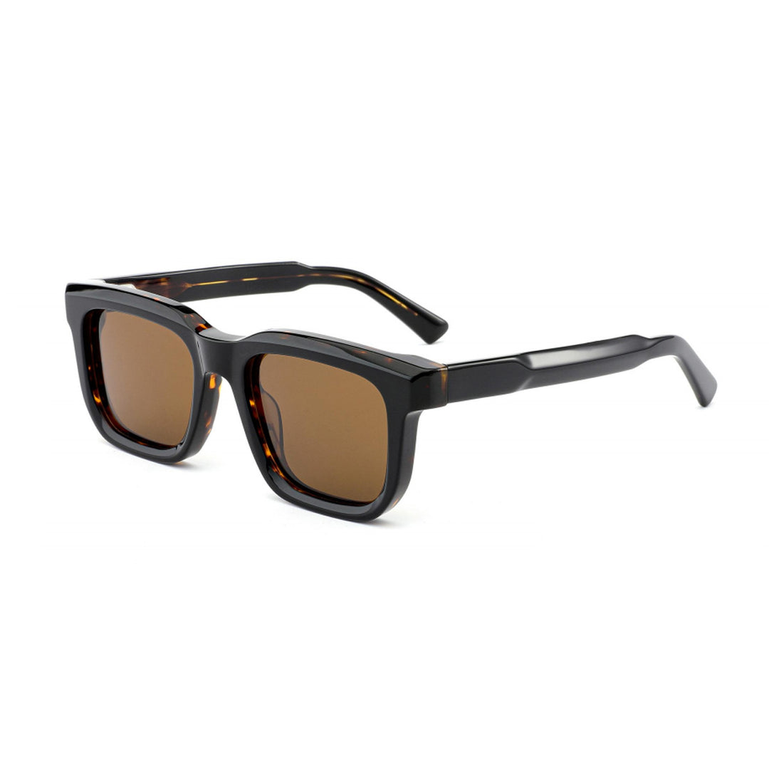Dame trendy firkantet solbrille med trendy ramme Skanto