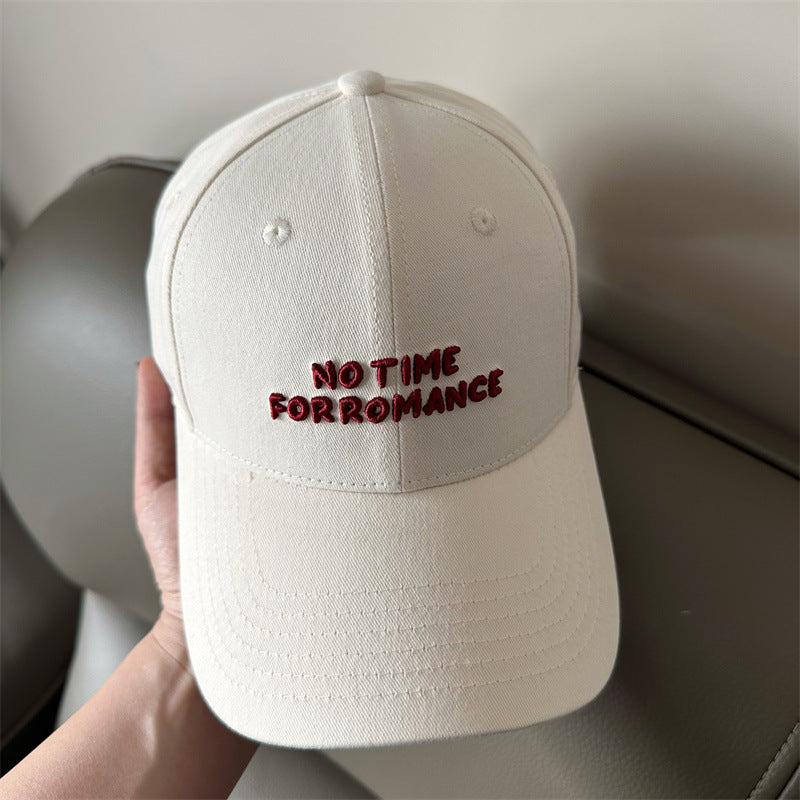 Kvinnens Casual Cap med Motiverende Broderi Skanto