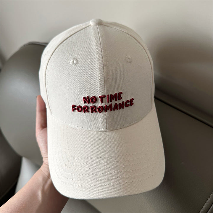 Kvinnens Casual Cap med Motiverende Broderi Skanto