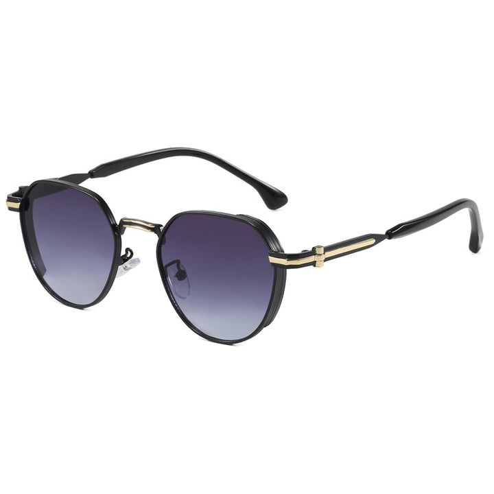 Dame geometrisk solbrille i moderne design Skanto