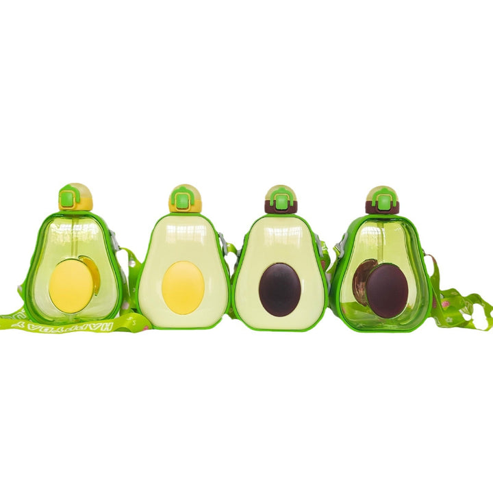 Dame kreativ Avocado-drikkeflaske med bærelabel Skanto