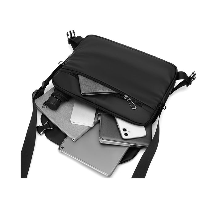 Allsidig messenger-veske med organizer-lommer Skanto