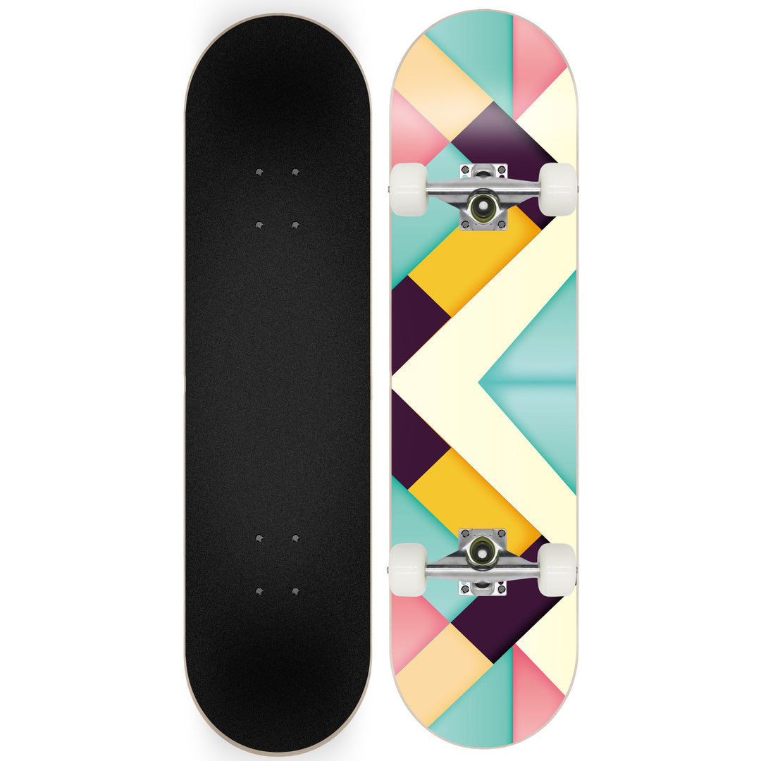 Skateboard med Galaxy Design Skanto