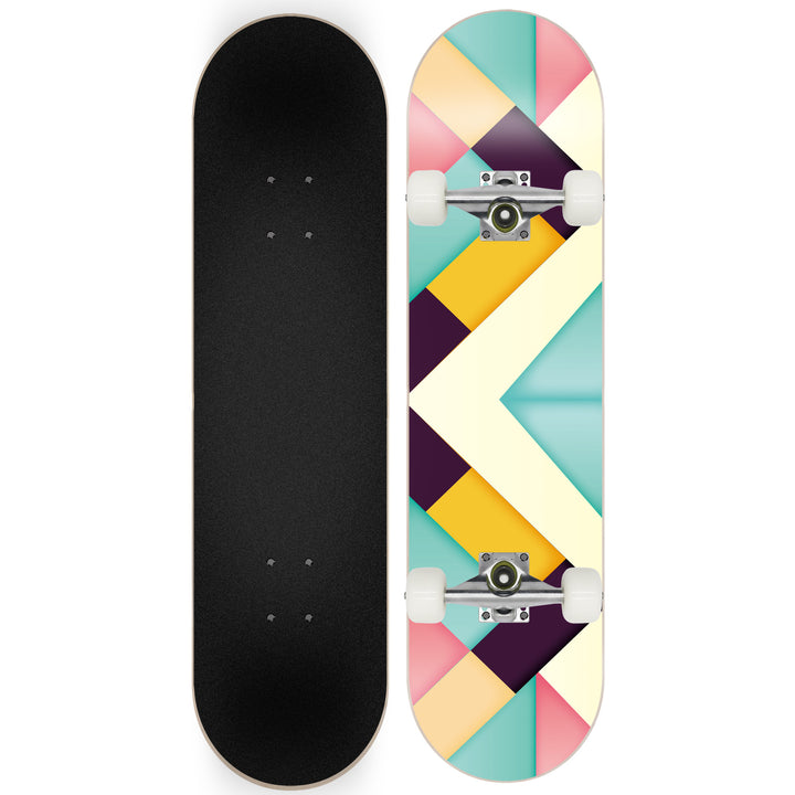 Skateboard med Galaxy Design Skanto