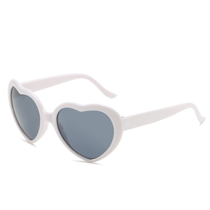 Damer hjerteformet solbrille Skanto