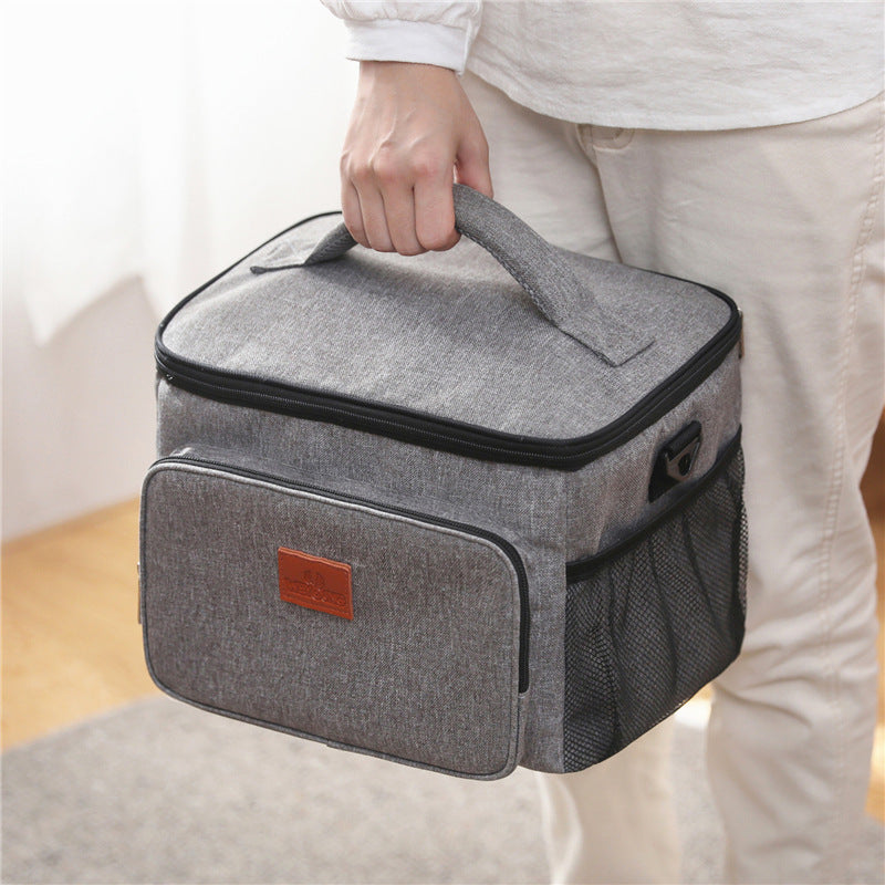 Dame Isolert Mat Transportbag med praktisk frontlomme Skanto