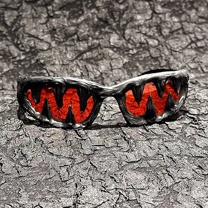 Dame Sportssolbrille med innovativt Monster-design Skanto