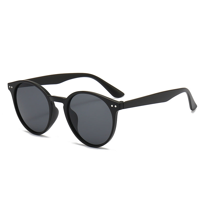 Dame Cat-Eye solbriller med transparent ramme Skanto