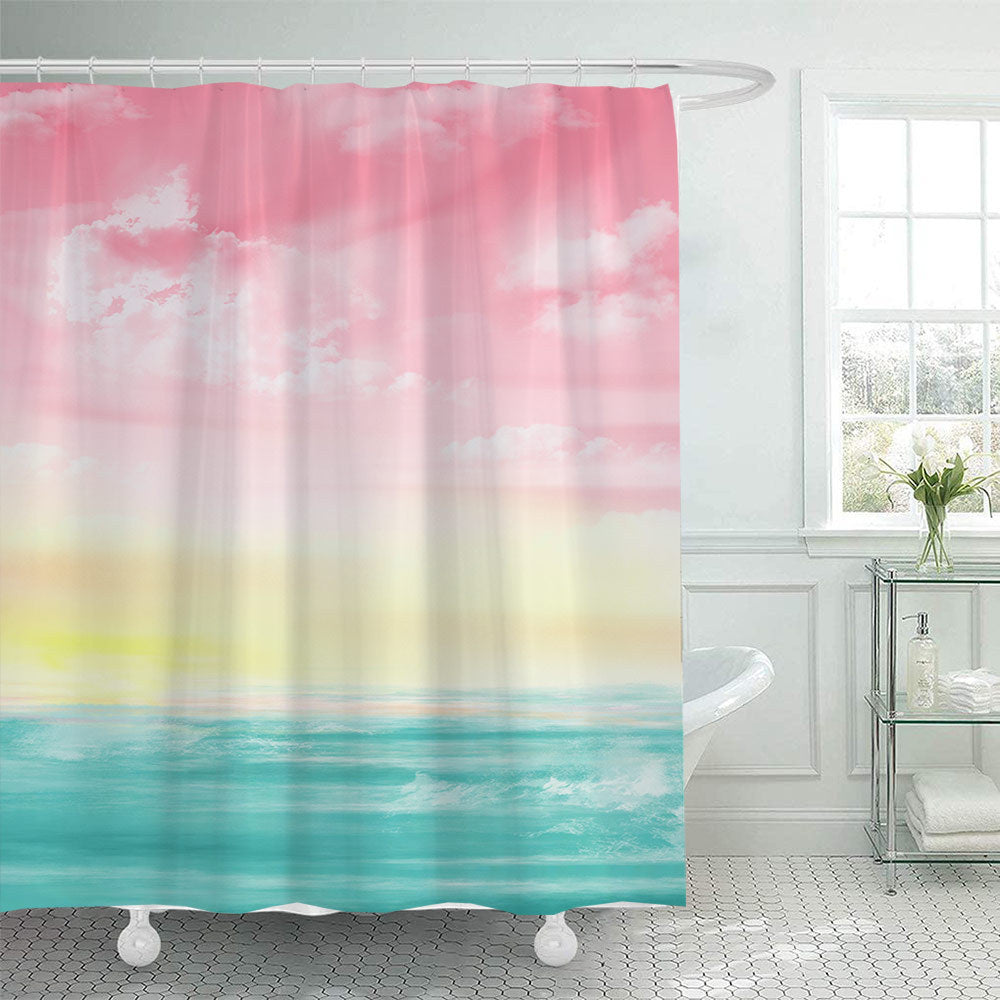 Scenic Beach-Themed Dusjforheng Skanto