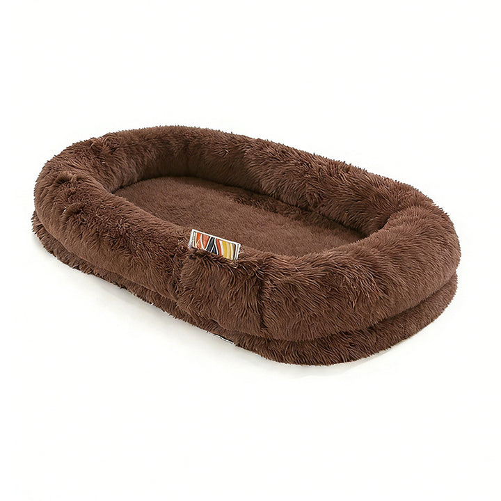 Plush Faus Fur Teppe Hundefläge