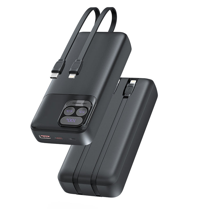 Powerbank med dobbel hurtiglading funksjon Skanto
