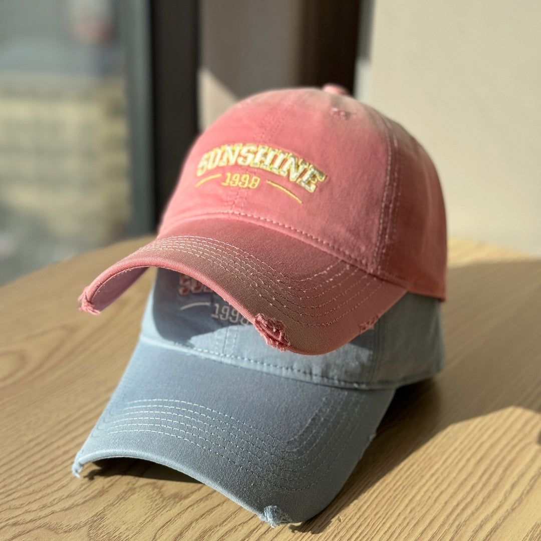 Dame's Casual Distressed Baseball Cap Skanto