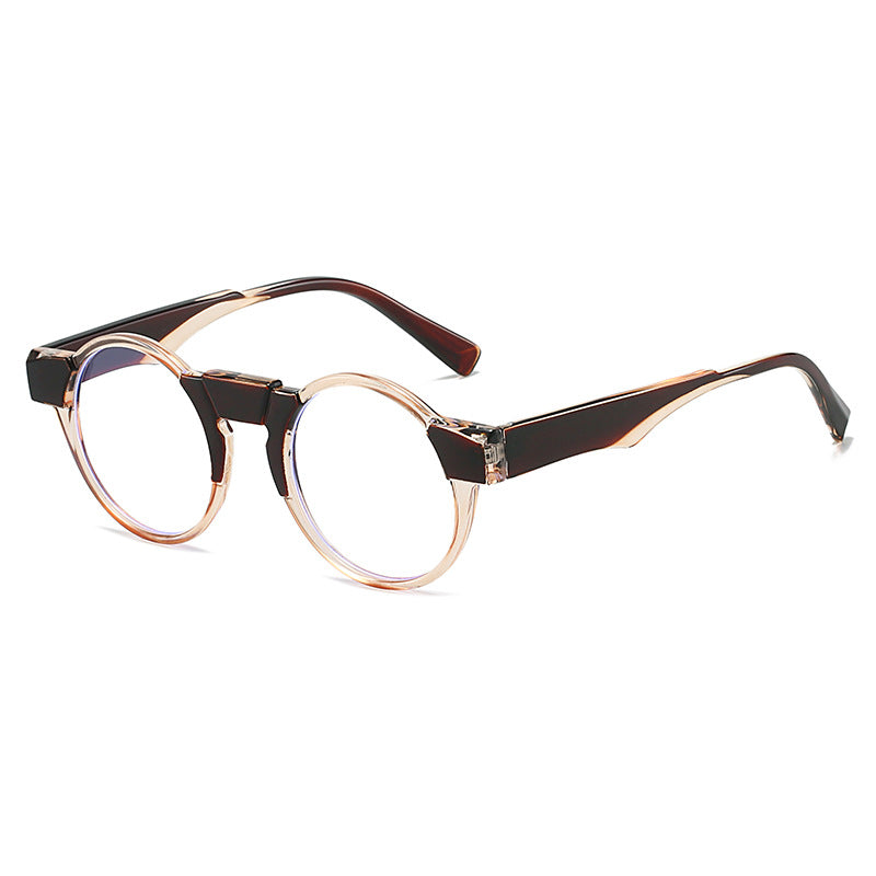 Dame moteriktig lesebrille med innovativt rundt rammedesign Skanto