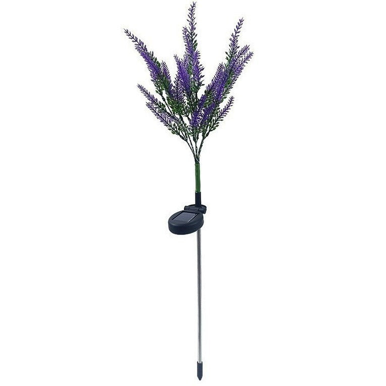 Solar LED Faux Lavendel Hage Stake Lys Skanto