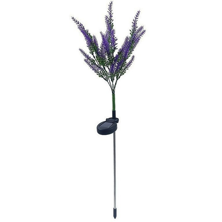 Solar LED Faux Lavendel Hage Stake Lys Skanto