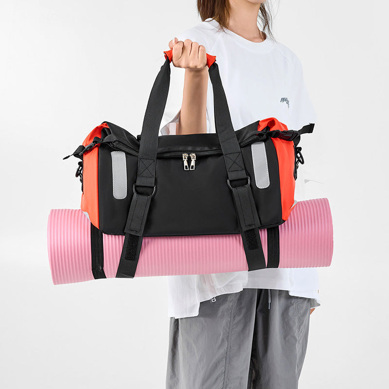 Multifunksjonell sport-duffelbag med robust materiale og intelligent romdesign Skanto