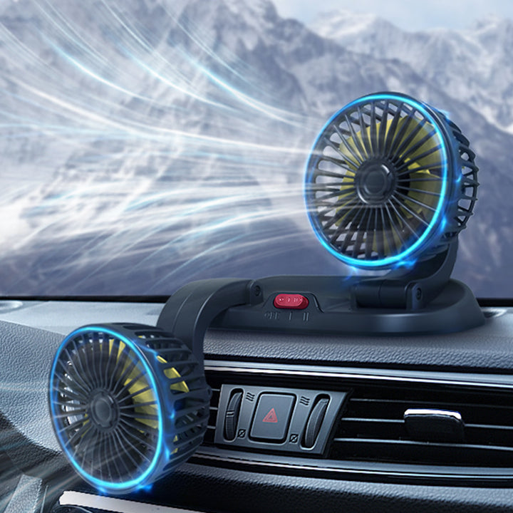 Dual Cooling Car Ventilation Fan Skanto