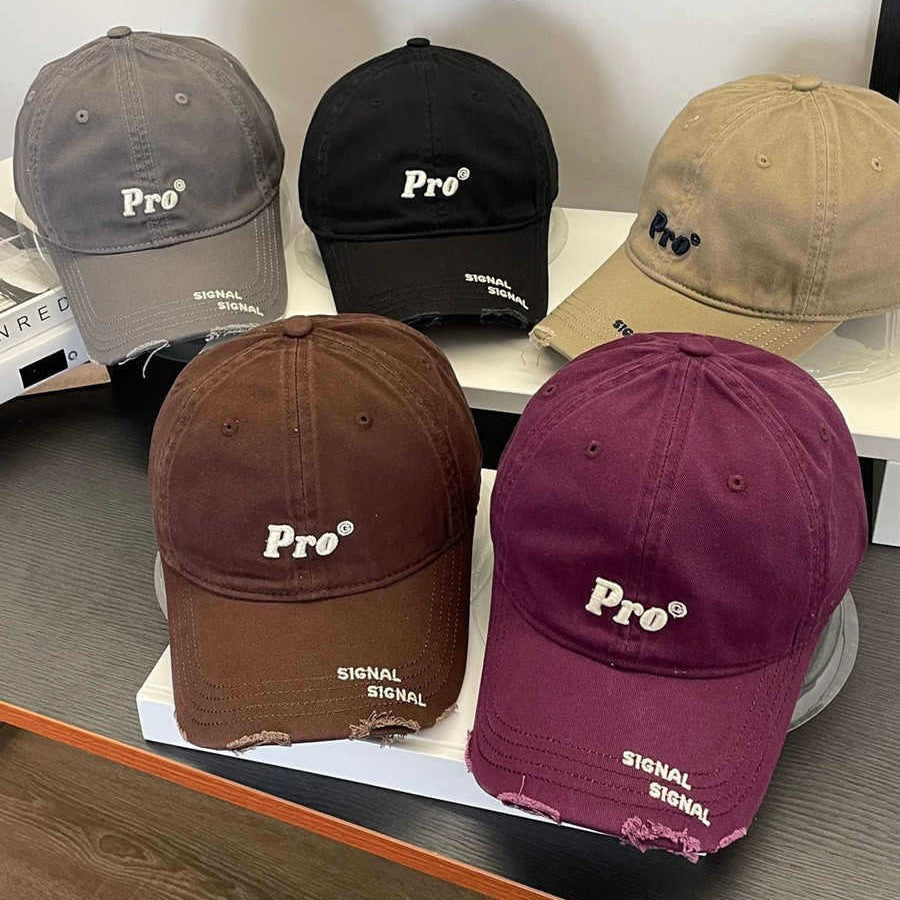 Kvinnenes Casual Slitt Brodert Baseball Caps Skanto