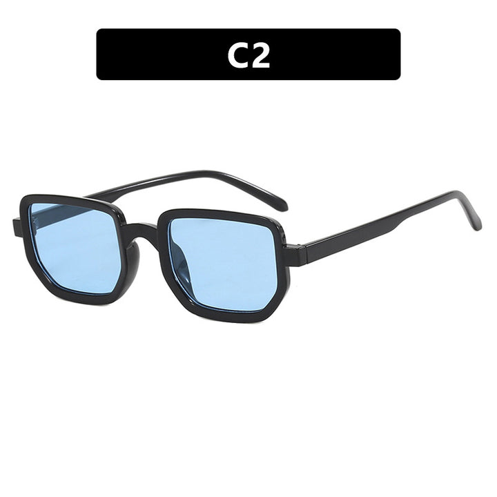 Dame geometrisk solbrille med moderne ramme og beskyttende glass Skanto