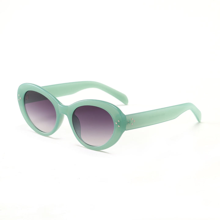 Dame moteriktig oversized solbrille med elegant ramme Skanto