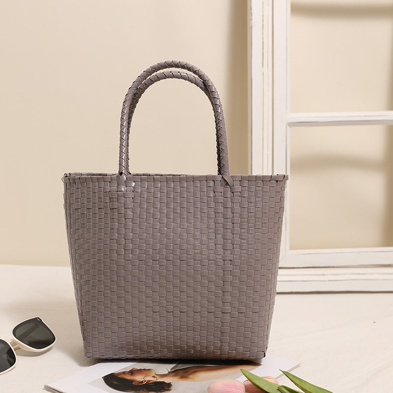 Flettet fritids shopper-veske Skanto