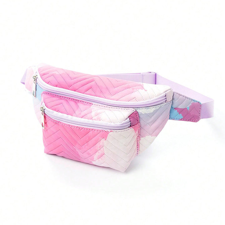 Belt bag med hjerteformet design og flere rom Skanto
