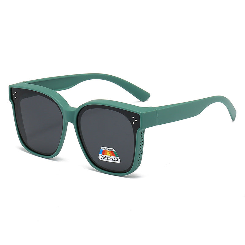 Dame motorisk kvadratisk solbrille med innovativt ventilasjonssystem Skanto