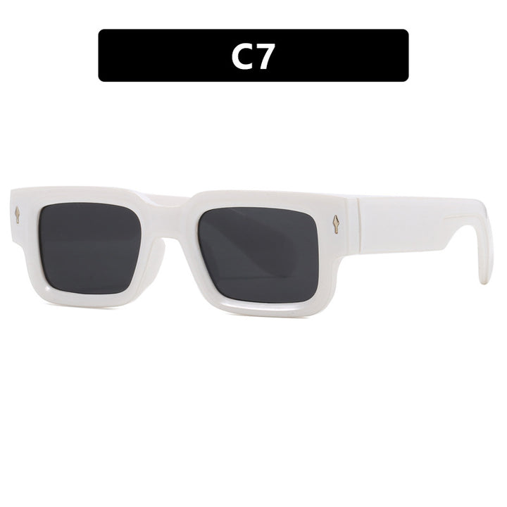 Dame kvadratisk solbrille med elegant design og UV-beskyttelse Skanto