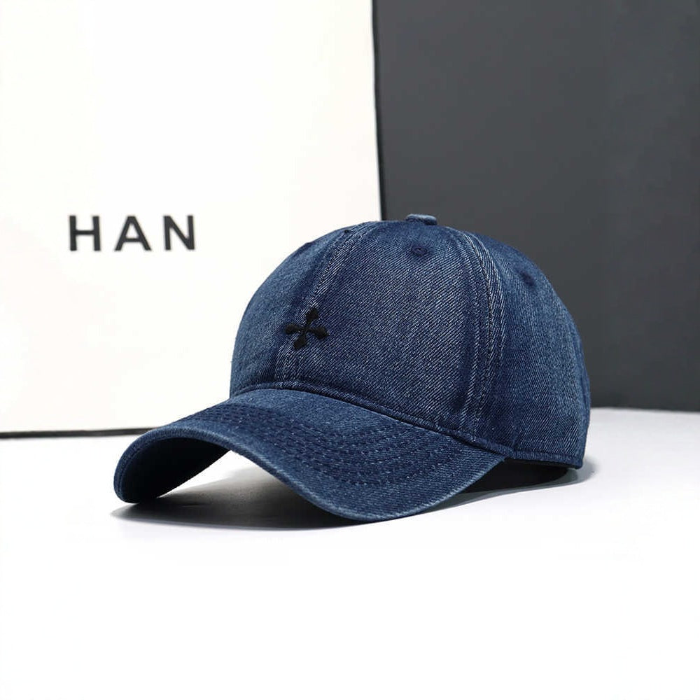 Men's justerbare denimkaps Skanto
