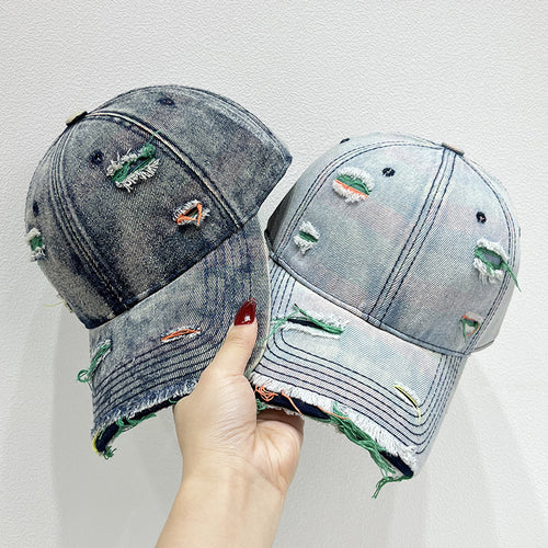Dame Distretert Denim Baseball Caps Skanto 1784084142