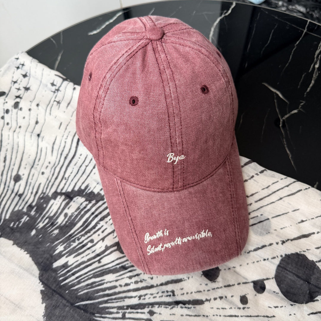 Kvinne Casual Distressed Bomulls Baseball Cap Skanto